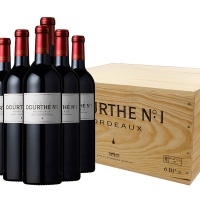 法国杜夫一号波尔多红葡萄酒木箱装6瓶