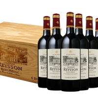 法国雷臣窖藏红葡萄酒木箱装750ml×6
