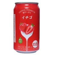 北海道小樽chuhi草莓炼乳利口酒（配制酒
