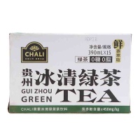 茶里冰清绿茶茶饮料390ml×15