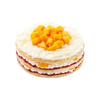 小蜜蜂芒芒哒芒果慕斯蛋糕550g